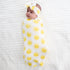 Set, Little Sleepies Swaddle & Headband Bow Viscose from Bamboo Baby Swaddles, Newborn Baby Girl Clothes (Luxe