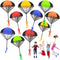 10 Pack Parachute Toy - Tangle Free Throwing Toy Parachute, Outdoor Flying Toys for Kids, Gifts (5 Colors)