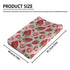 Cute Red Strawberry Print Diaper Changing Pad Covers - Soft Cozy Breathable Sheets for Baby Boys and Girls, 32"x16"
