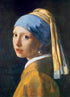 1000 (6000-5158) EuroGraphics Girl with A Pearl Earring by Vermeer Piece Puzzle , Black