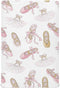 Baby Crib Sheet Ballet Shoes Ballerina Crib Mattress for Boys and Girls