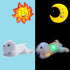 18'' WEWILL Light up White Puppy Dog LED Stuffed Animal with Colorful Night Light Glow Soft Plush Toy Gifts for Kids on