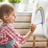 Paint Brushes for Kids, 22 Pcs Round and Flat Set, Easy Hold Toddler Paint Brushes for Acrylic Painting