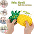 4 Pack Fidget Toys Fruit Silicone Sensory Fidget Poppers Push Bubble Toy, Stress Relief for Autism Anxiety Educational Pop Toys for Kids Adults - Strawberry, Watermelon, Grape, Pineapple