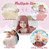 VitalCozy 8 (32 32 Inch,Elegant Pcs Baby Muslin Hooded Bath Towels and Washcloths Muslin Cotton Hooded Baby Towels