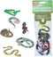 Wild Republic Mini Snake Polybag, Fake Snakes, Educational Toys, Kids Gifts, 12 Piece