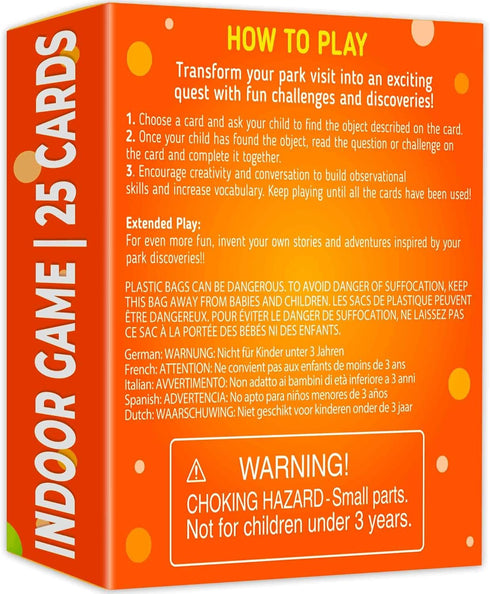 3-5 50 Set QUOKKA Scavenger Hunt Game for Toddlers Toddler Activities Indoor Cards Game - Fun Educational Play