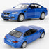 1/36 BMW M5 Diecast Alloy Model Car with Pullback Function, Toy Car Gift for Boys and Girls (Blue)