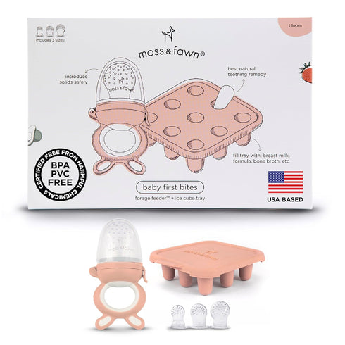 Moss and Fawn Baby's First Bites Bundle - Silicone Frozen Breast Milk