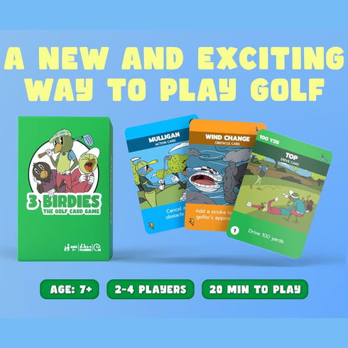 7+, The Golf Card Game - Fun, Fast-Paced, and Strategic Family Games for Game Night, Easy to Learn, Great for Couples