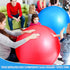 Jenaai 4 Pcs 30 Inch Big Bounce Ball, Large Rubber Kickball, Giant Inflatable Hopping Ball for Outdoor Activity