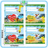 WODMAZ 24 Packs Set Safari Animal Building Blocks for Kids, Animal Building Toys for Birthday Party Favor Easter Egg