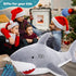 MorisMos Giant Shark Stuffed Animal, 51" Plush Pillow Toy Gift for Kids and Girlfriend, Gray