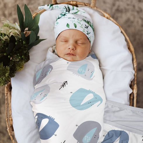 GRSSDER Baby Blankets Super Soft Jersey Knit Swaddle Blanket, Double Layer Receiving Blankets 34 x 44 Inches