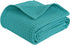 PHF 100% Cotton Baby Waffle Blankets, Lightweight Washed Soft Breathable, 30"x40" for Boys and Girls, Teal