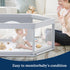 65 Inch Hexagonal Baby Playpen for Infants and Toddlers - Indoor/Outdoor Safety Fence