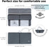 Bath Kneeler and Elbow Rest Pad Set - 2PC Premium Baby Bath Mat Set, Non-Slip Kneeling Pad with Storage Pockets