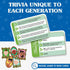 Joy for All Trivial Pursuit Generations - Trivia Game for Seniors with Easy to Read Cards