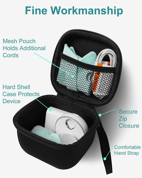 UNIBKXBKX Hard Travel Case for Owlet Dream Sock Baby Sleep Monitor, Protect Storage Case for Owlet Smart Baby Monitor