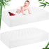 GRT 2 Pack Waterproof Crib Mattress Protector Rayon Made from Bamboo,Quilted Baby