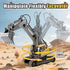 6 7 8 11CH 2400mAh 2.4GHz 6-8 LUDILO Remote Control Excavator Toys for Year Old Boys Gifts, Cars RC Excavator