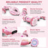 Pink RC Car Toys for Girls Aged 6-12, Gesture Sensing Stunt Car with Lights Music for Birthday Gifts