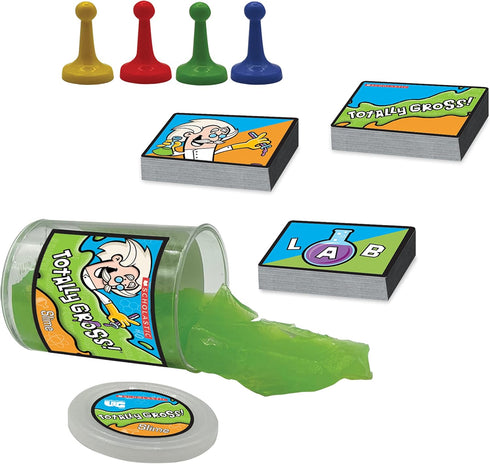 University Games | Scholastic Totally Gross Game of Science with Real Slime, for 2 to 4 Players Ages 6+