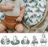 Watercolor Green Mountain Baby Nursing Pillow Covers for Boy Girl Trees Forest Mountains Neutral Nursing Slipcovers