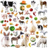 Farm Animal Stickers for Kids, 400Pcs Assortment Barnyard Animal Decals for Birthday Party Decorations and School