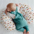 Watercolor Mushrooms Baby Nursing Pillow Covers for Boy Girl Mushrooms Leaves Nursing Slipcovers for Breastfeeding