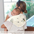 decor gift 4 Pack 22x11in Cotton Muslin Baby Burp Cloths Soft Touch Bees Beige Moon Stars Starry Feeding Cloth