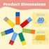 115 3+, Playset PCS Large Building Blocks, Educational STEM Toys for Kids Ages Creative Construction for Preschool