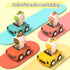 1-3, 6-9-12-18 Set, 1st 1-2 Press to Go Friction Inertia Car, Animal Toddler Toy Cars Infant Month Play Figure Vehicle