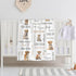 Novusopt Personalized Lion Baby Blanket with Name Custom Blankets for Kids Baby Boy Receiving Blankets Newborn Soft