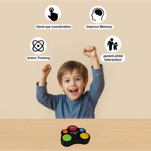 CIZOSYU Light & Sound Memory Game Interactive Electronic Toy for Focus & Reaction Training