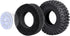 Hobbypark Soft Rubber SCX24 Tires 1.0 Rock Crawler for 1/18 TRX4M Axial SCX24 (4PCS, 54x20mm)