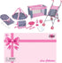 Lissi 5 Piece Doll Deluxe Nursery Play Set - with Accessories