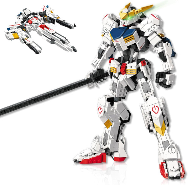 Velance Mech Robot Building Blocks Set - Warrior City Action Mech & Fighter Jet Toy Kit, 952 Pcs for Kids & Adults