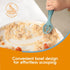 NumNum Baby Spoons Set, Pre-Spoon GOOtensils for Kids 12+ Months, Self Feeding Silicone Toddler Food Utensils