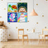 CarlonLin 4 Pack 8-12, (8x8inch) Framed Paint by Number for Kids, Paint by Numbers for Kids Ages Paint by Numbers Kits