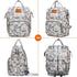 LIMHOO Backpack Diaper Bag for Men Dad, Waterproof Large Canvas Camo Nappy Bags, Baby Care Bag (Light Camo)