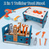 Set Drill,120Pcs Set ToolBench,Montessori 2+Year 2-4,Pretend 3-5 VEAIS Kids Tool with Toddler Tool with Toy