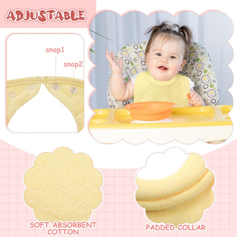Twistover Soft Baby Bibs for Teething and Drooling