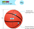 Mini Basketballs, 5 Pack 6" Basketball Set with Pump for Toddlers, Kids, Teenagers