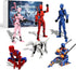 Updated Assembly 6 Pack T13 Action Figures, Titan 13 Dummy Robot Toy Set, Birthday Gift for Kids