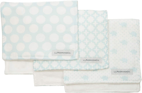 High Quality Baby Burp Cloths, Ultra Thick and Absorbent, Ultra Plush Soft and Luxurious Feel, Made in USA, Turkish