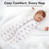 2.5 6-12 Mama Cheetah Baby Sleep Sack TOG, Organic Cotton Baby Wearable Blanket with Two-Way Zipper, Swaddle Transition