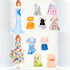 Daniel Axel 3+ Set Magnetic Princess Dress Up Paper Doll Pretend Play Toys Magnet People Clothes Puzzles Game for Year