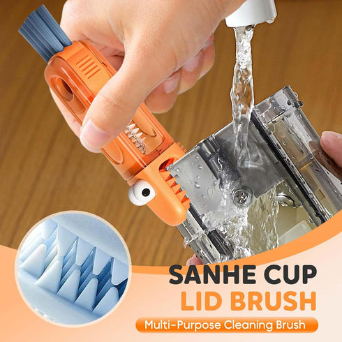 Generic 3 1 (1 in Cup Lid Cleaning Brush, Multifunctional Crevice Cleaning Tool, Portable Cup Bottle Cleaner for All