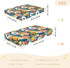 KICPOAY 52x28 Fruits Tropical Toddler Bed Crib Sheets Baby Crib Sheets Cover for Soft Mini Crib Mattress